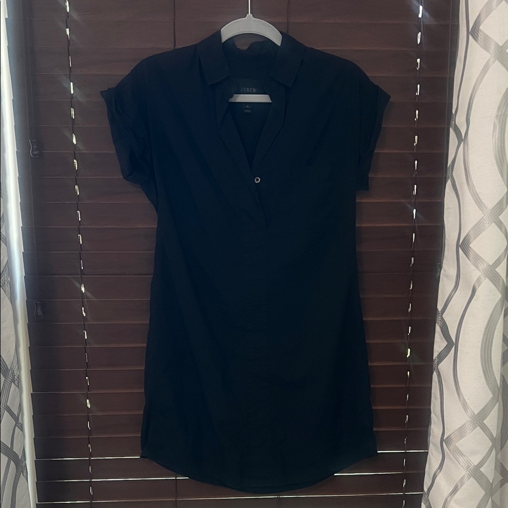 J.Crew Classic Black Collared Shirt